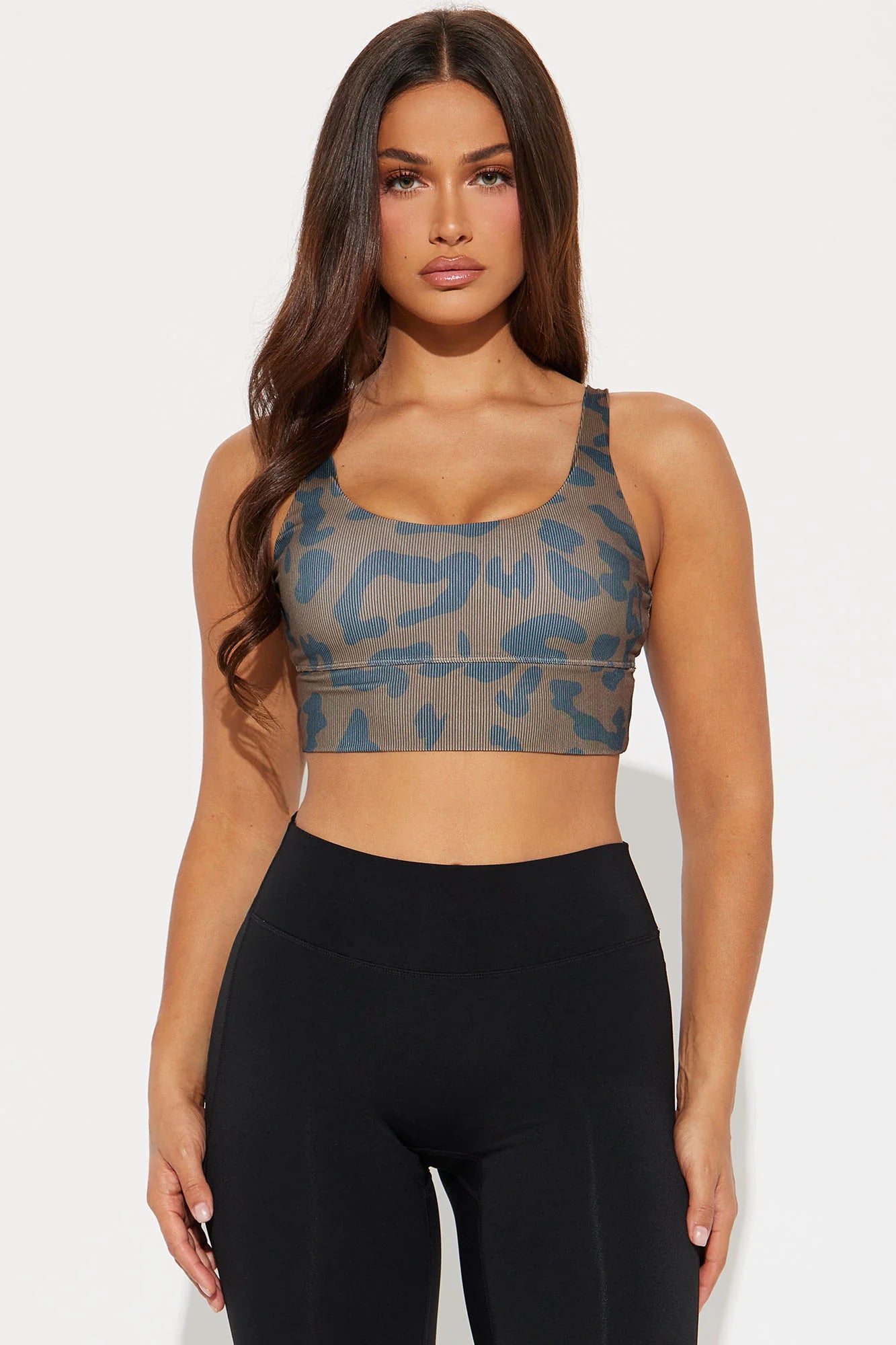 High Spirited Leopard Sports Bra