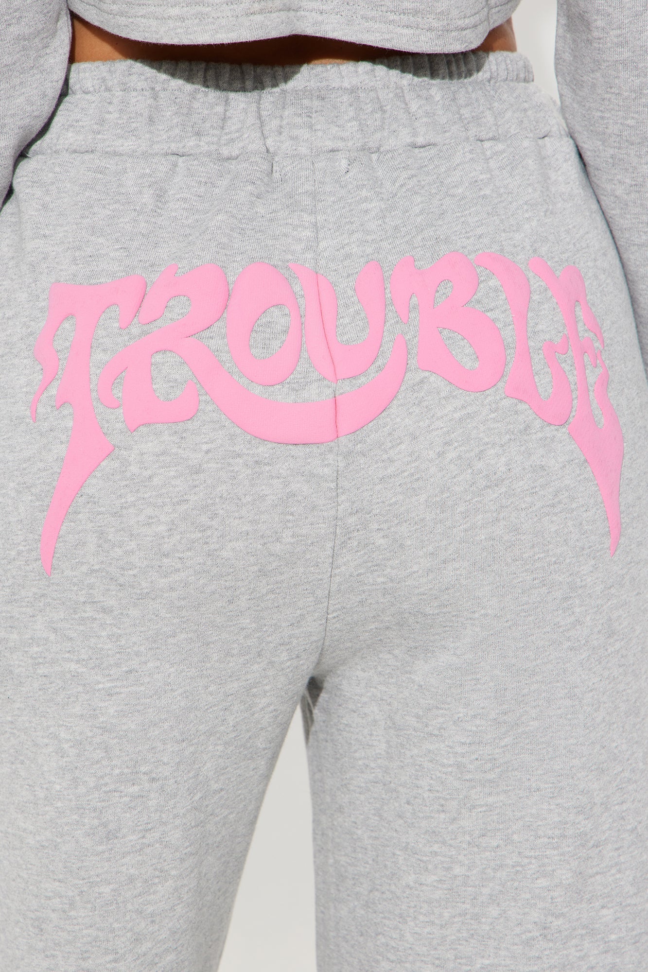 Trouble Maker French Terry Pant Set