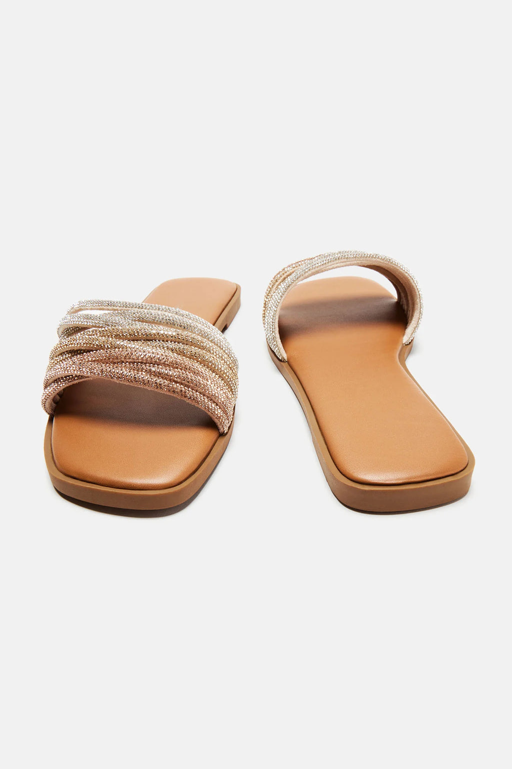 Feel It Now Embellished Flat Sandals