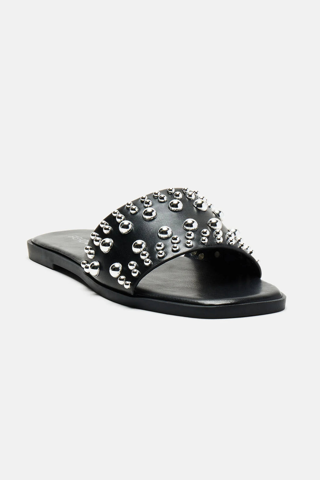 Really Going For It Studded Flat Sandals