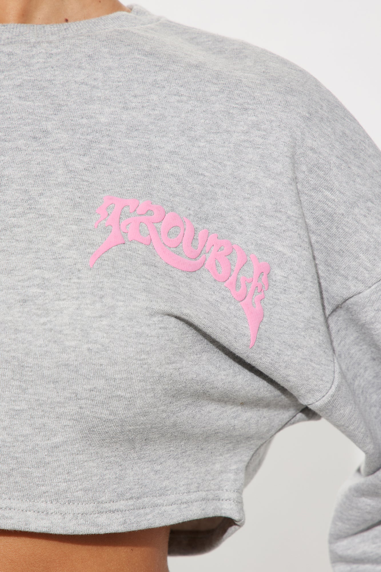 Trouble Maker French Terry Pant Set
