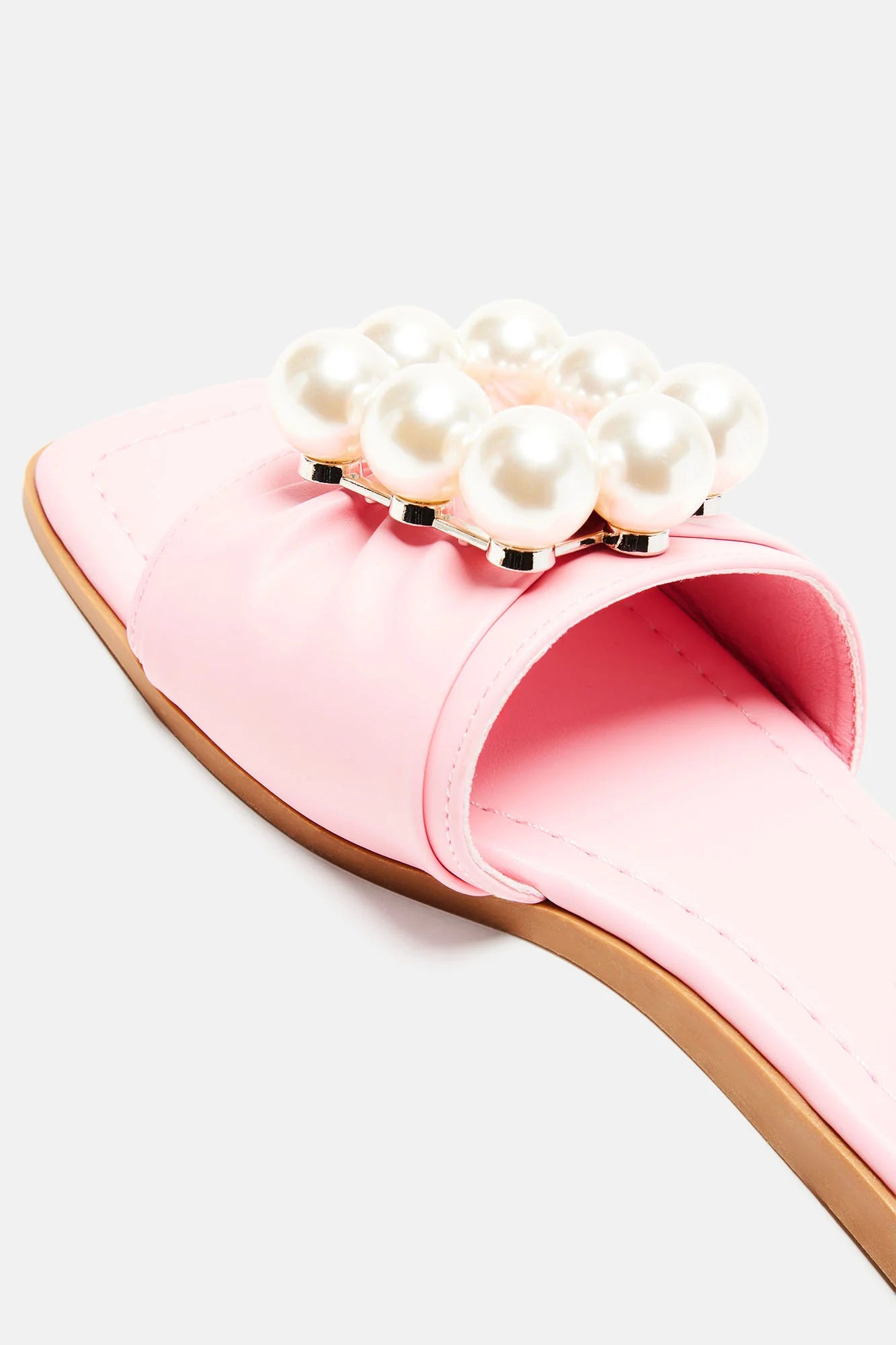 Pretty Pearls Flat Sandals