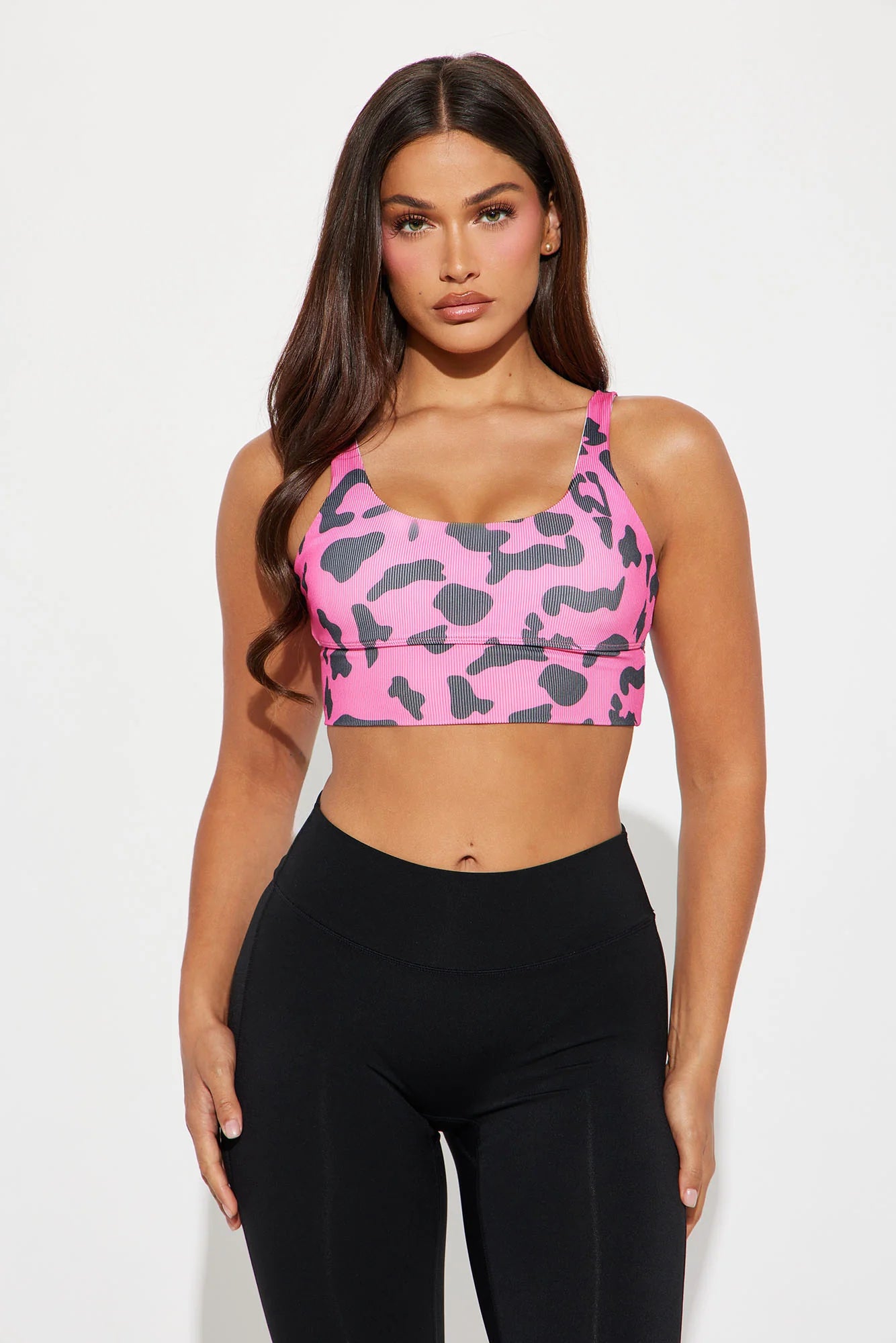 High Spirited Leopard Sports Bra