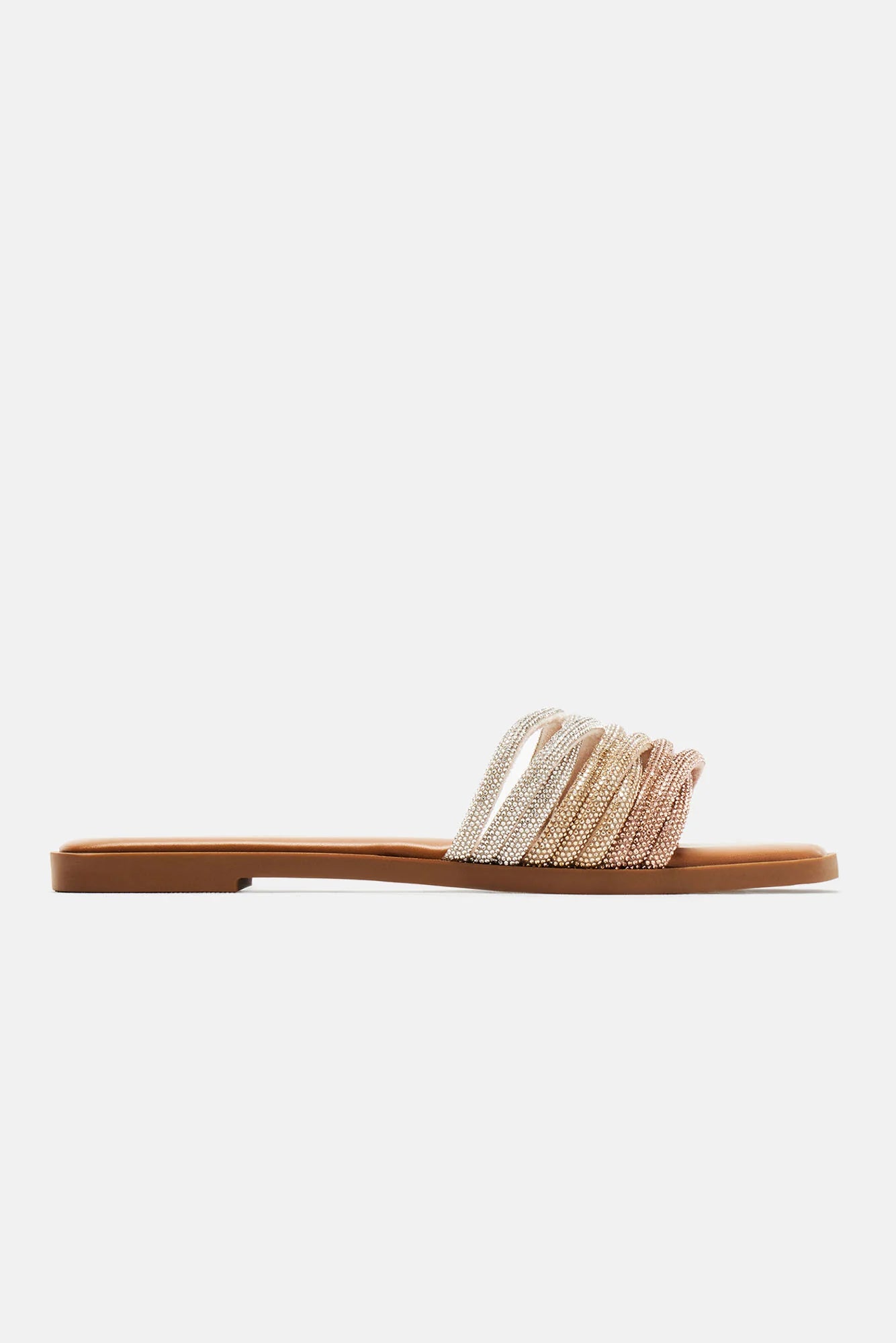 Feel It Now Embellished Flat Sandals