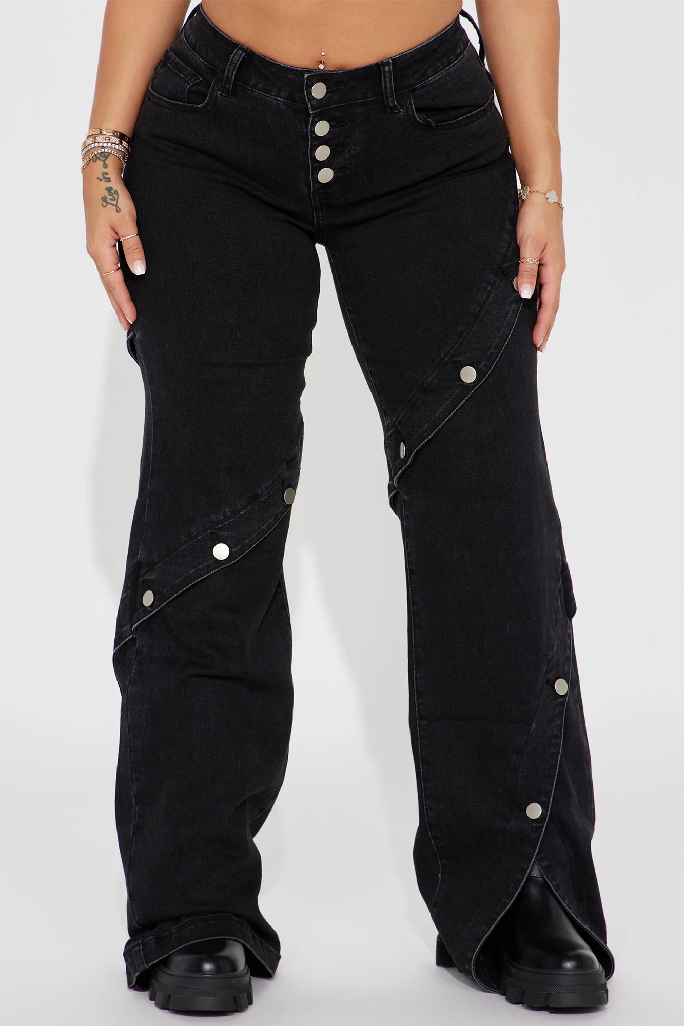 Upgrade You Stretch Wide Leg Jean