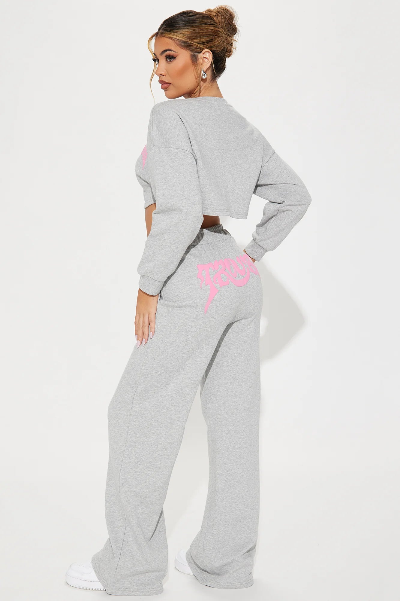 Trouble Maker French Terry Pant Set