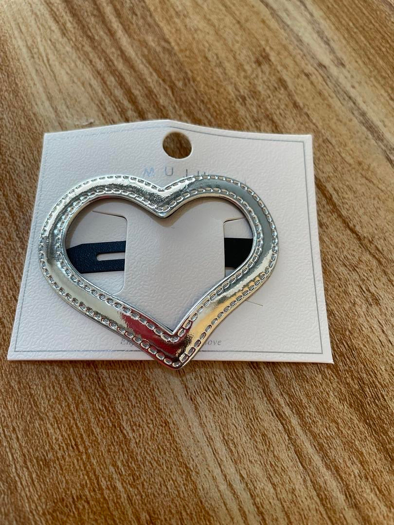 Love Star Leather Hair Clip